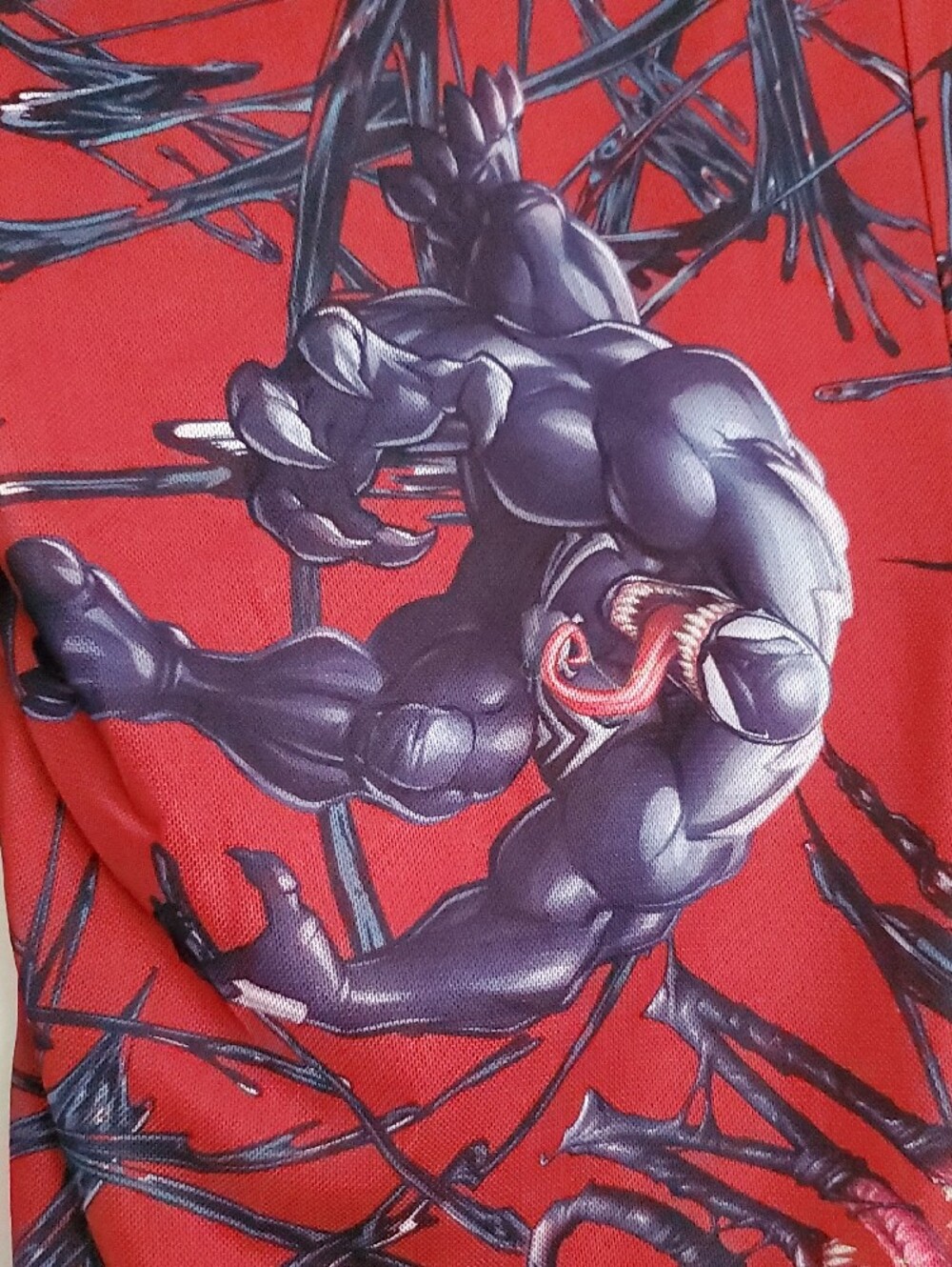 Marvel Her Universe Venom Mesh Cutout Long Sleeves Top - Picture 7 of 14